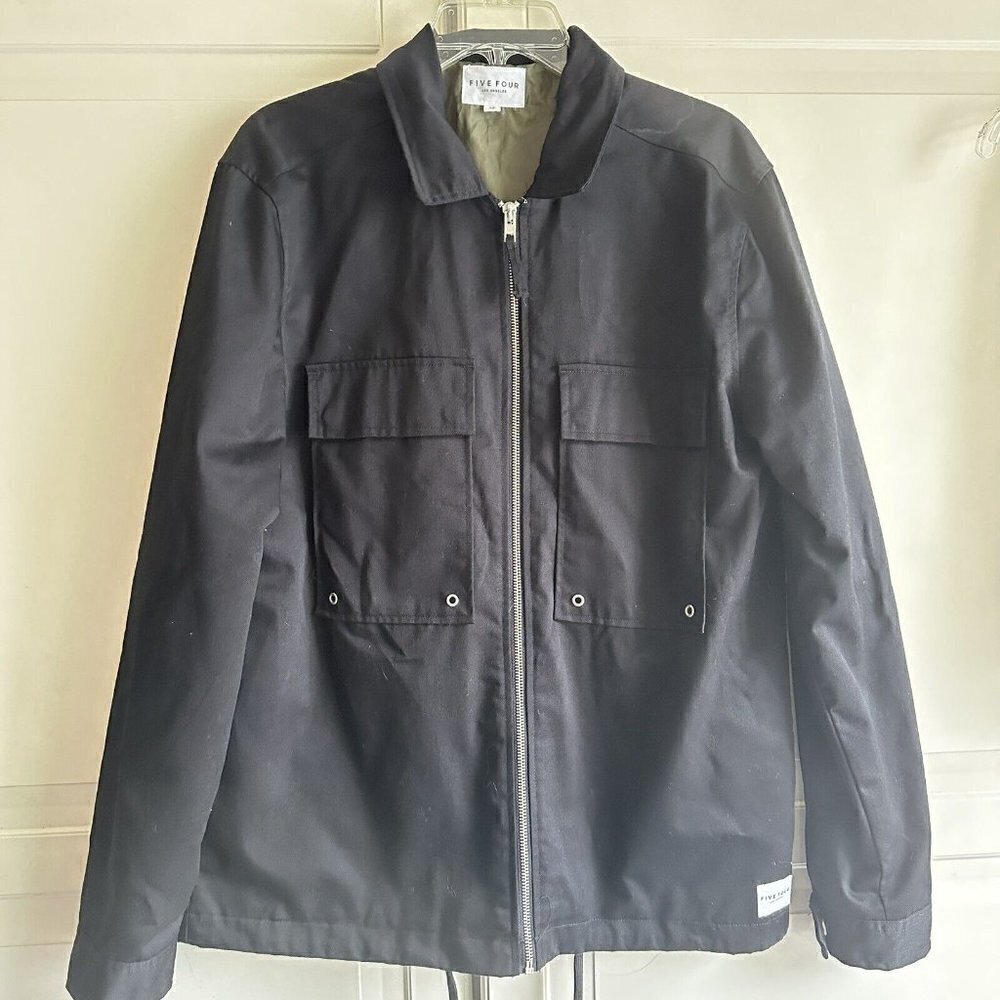 Five Four Los Angeles Mens Black Jacket Coat Size‎ Medium